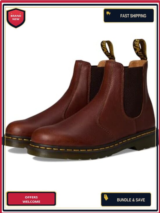 Leather Chelsea Boots Goodyear Welted Pull-On Ankle Boots main image 4